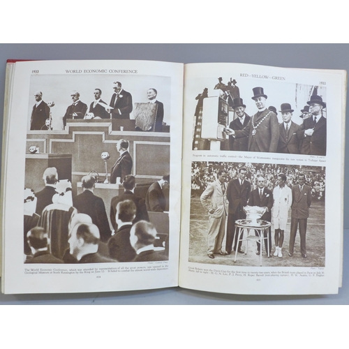 657 - One volume; The Silver Jubilee Book, The Story of 25 Eventful Years in Pictures, Odhams Press Ltd.