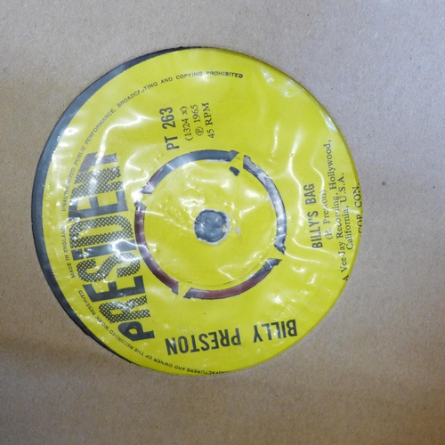 663 - A collection of 45rpm records (65) including Queen