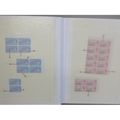 695 - Stamps; commonwealth stock book with a range of mainly Queen Elizabeth II (a couple of George VI New... 