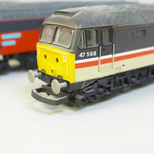 704 - Three Lima OO gauge model diesel locomotives