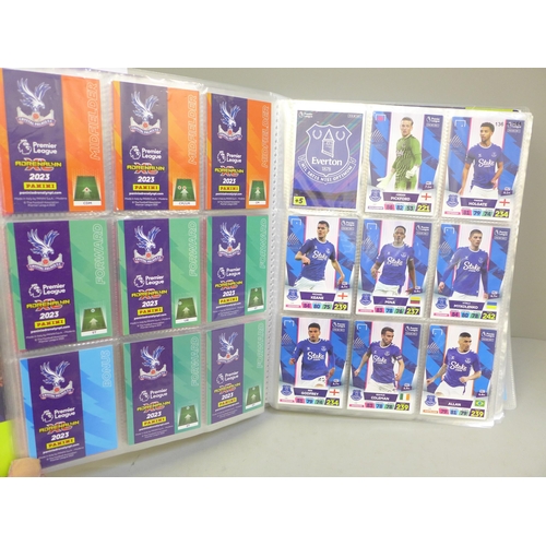 716 - An album of Panini Premier League 2023 stickers, almost complete