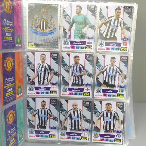 716 - An album of Panini Premier League 2023 stickers, almost complete