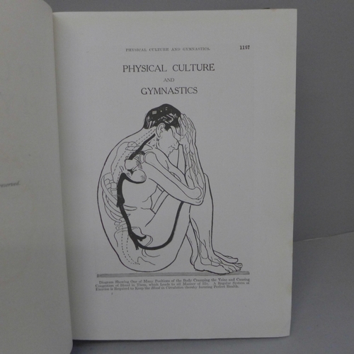 722 - Three The Doré Gallery books, Illustrated British Ballads, and a set of household physician's books ... 