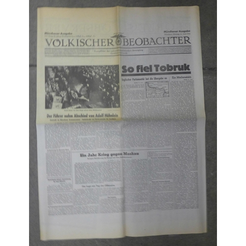 759 - Two German newspapers and The Victory Book