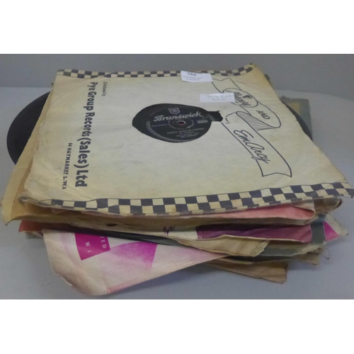 763 - 78rpm records including Rock n Roll, Elvis Presley, Gene Vincent, Bill Haley and His Comets, Jerry L... 