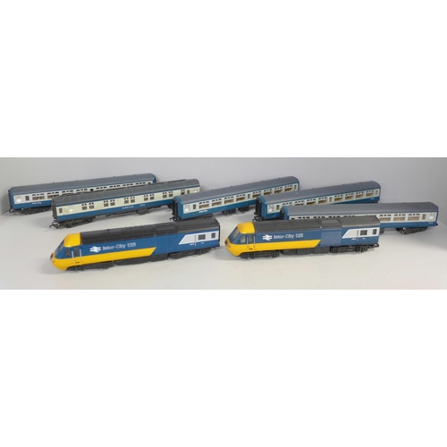 798 - A collection of model rail including five Intercity coaches, an Intercity 125 dummy unit and an Inte... 