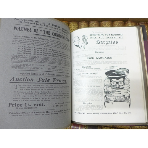 806 - Fourteen volumes, The Connoisseur, early 20th Century, 1901-1906 **PLEASE NOTE THIS LOT IS NOT ELIGI... 