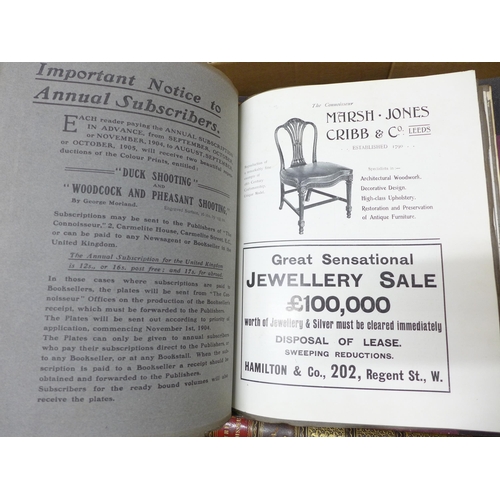 806 - Fourteen volumes, The Connoisseur, early 20th Century, 1901-1906 **PLEASE NOTE THIS LOT IS NOT ELIGI... 