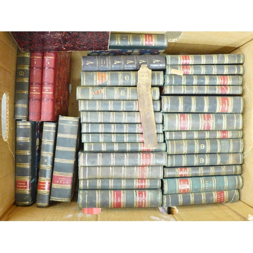 812 - A box of books; mainly French 19th Century **PLEASE NOTE THIS LOT IS NOT ELIGIBLE FOR POSTING AND PA... 