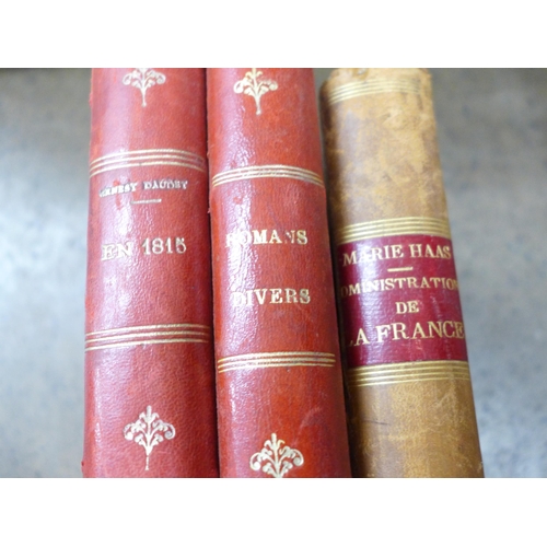 812 - A box of books; mainly French 19th Century **PLEASE NOTE THIS LOT IS NOT ELIGIBLE FOR POSTING AND PA... 