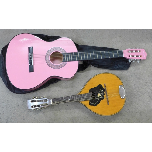 Martin smith on sale pink guitar