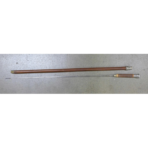 839 - A circa 1900 sword stick