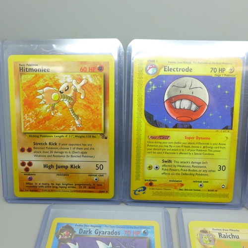 844 - Five rare vintage Pokemon cards