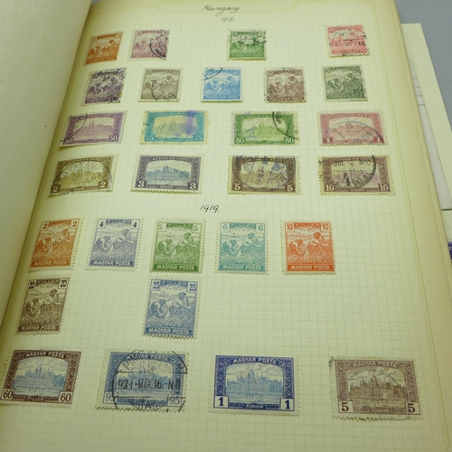 859 - An album of world postage stamps, sorted in alphabetical order, Abbysinia to Venezuela, including so... 