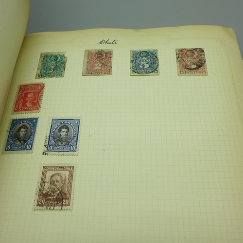 859 - An album of world postage stamps, sorted in alphabetical order, Abbysinia to Venezuela, including so... 