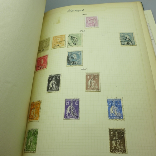 859 - An album of world postage stamps, sorted in alphabetical order, Abbysinia to Venezuela, including so... 