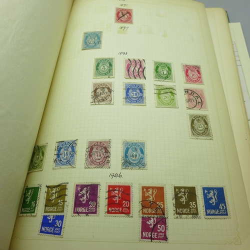 859 - An album of world postage stamps, sorted in alphabetical order, Abbysinia to Venezuela, including so... 