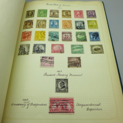 860 - Stamps; an album of GB postage stamps, including Penny Black, a Two Pence Blue, Penny Reds, (identif... 