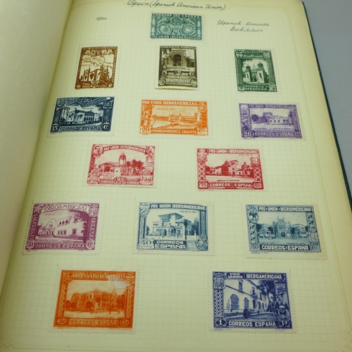 860 - Stamps; an album of GB postage stamps, including Penny Black, a Two Pence Blue, Penny Reds, (identif... 