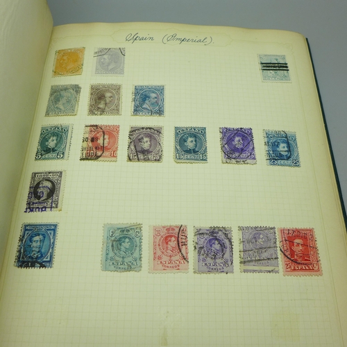 860 - Stamps; an album of GB postage stamps, including Penny Black, a Two Pence Blue, Penny Reds, (identif... 