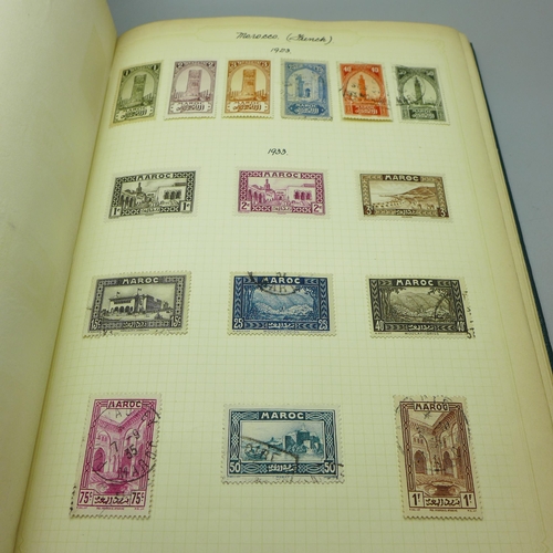 860 - Stamps; an album of GB postage stamps, including Penny Black, a Two Pence Blue, Penny Reds, (identif... 