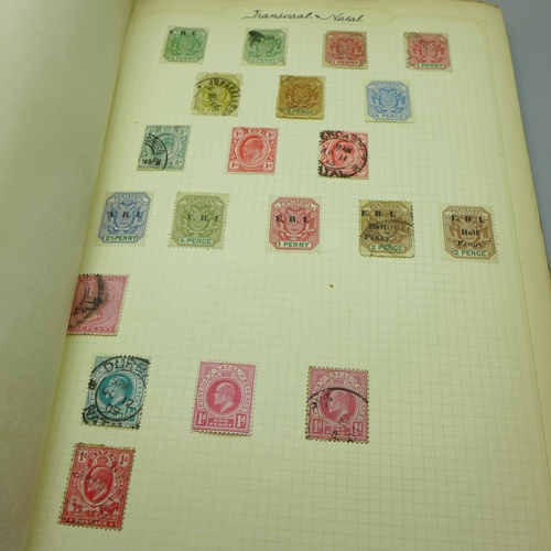 860 - Stamps; an album of GB postage stamps, including Penny Black, a Two Pence Blue, Penny Reds, (identif... 