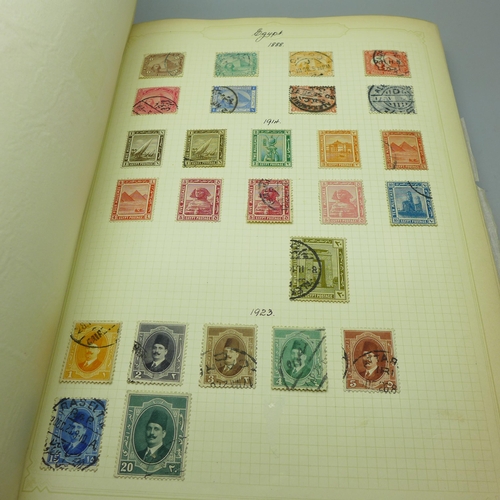 860 - Stamps; an album of GB postage stamps, including Penny Black, a Two Pence Blue, Penny Reds, (identif... 