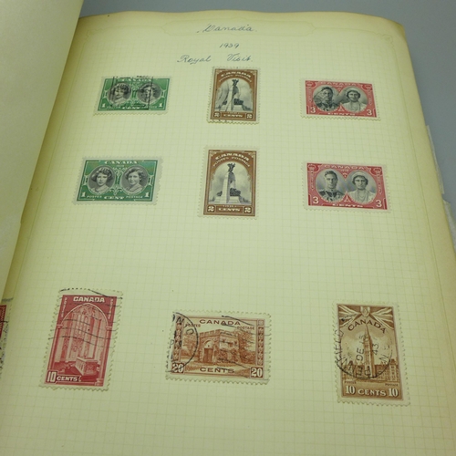 860 - Stamps; an album of GB postage stamps, including Penny Black, a Two Pence Blue, Penny Reds, (identif... 