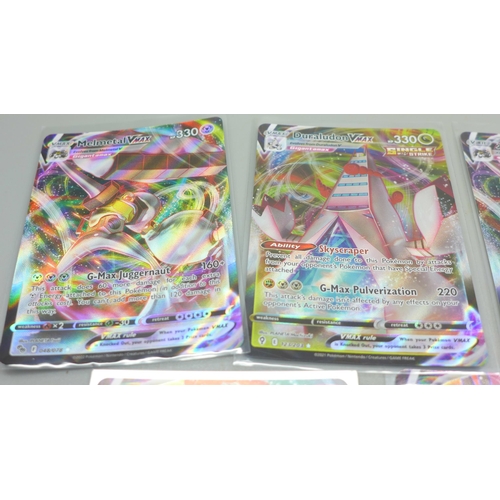 868 - Five holographic Pokemon V-Max cards