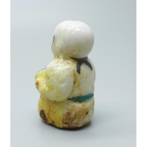 908 - A Chinese miniature figure