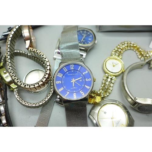 958 - A collection of lady's watches including Ellesse, Sekonda, etc.