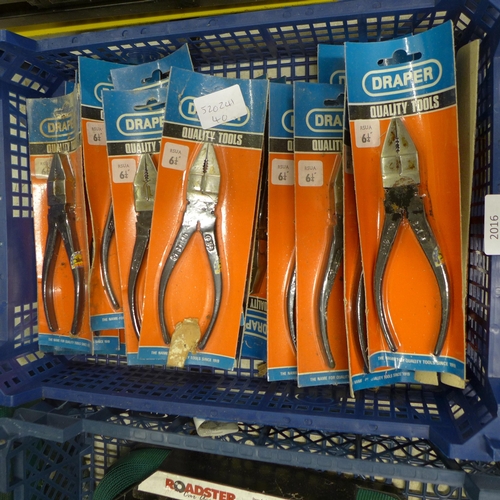 2016 - 24 Draper pliers * this lot is subject to VAT