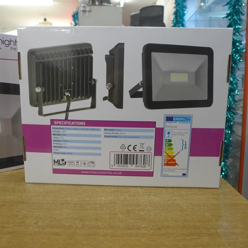 2085 - 2 Knightsbridge LED floodlights, boxed & unused (model FLF80)