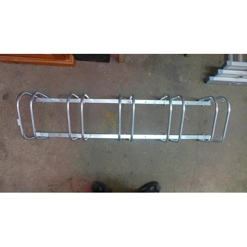 2209 - A five slot bicycle storage rack