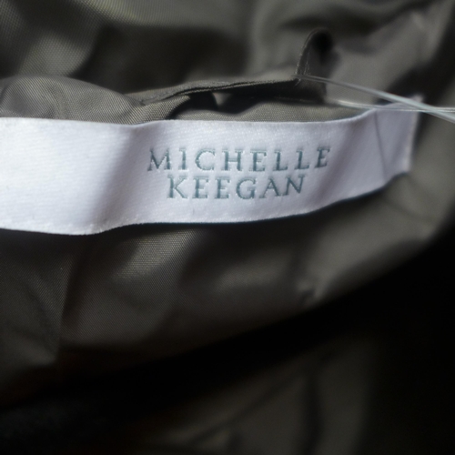 2275 - A shower resistant Michelle Keegan long coat, size 10