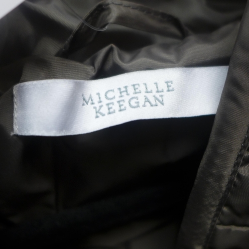 2276 - A shower resistant Michelle Keegan long coat, size 10