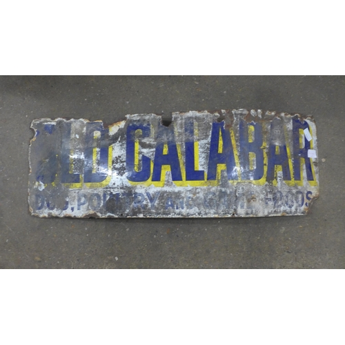 2355 - A vintage tin plate 'Old Calabar'