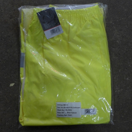 2358 - 1 Box of approx. 20 Acro women's hi-vis over trousers