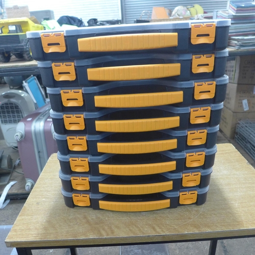 2381A - A set of eight storage crates