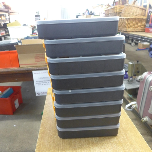 2381A - A set of eight storage crates