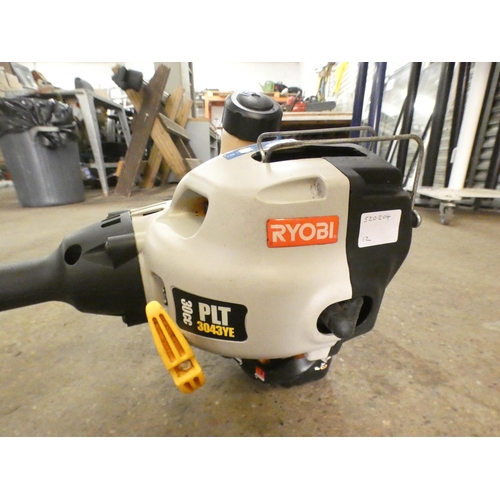 2241 - A Ryobi PLT 3043YE 30cc petrol driven long reach hedge trimmer (police repossession)