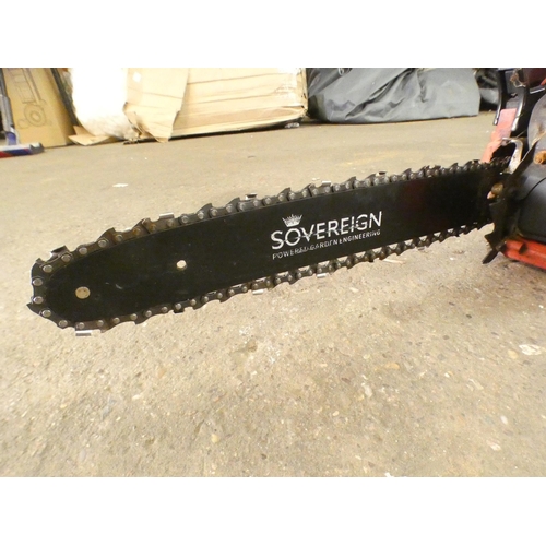 2242 - A Sovereign petrol driven chainsaw (police repossession)