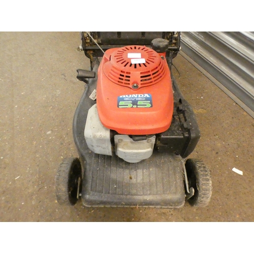 2263 - A Honda 5.5HP petrol driven lawn mower (GCV160)