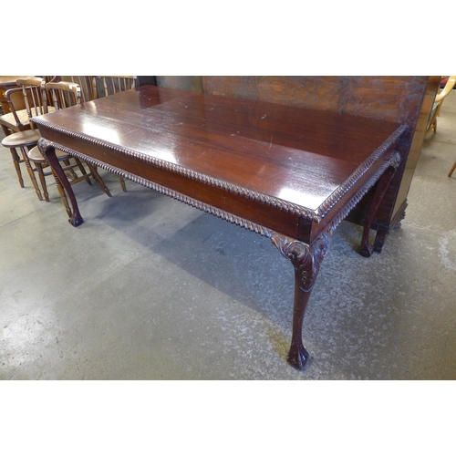 104 - A Chippendale Revival mahogany dining table