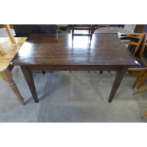 136 - An elm dining table