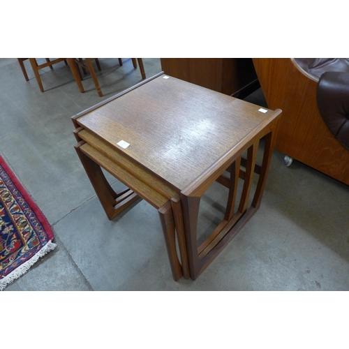 16 - A G-Plan Quadrille teak nest of tables