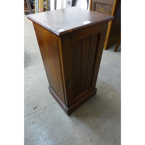 161A - A Victorian beech pot cupboard