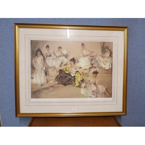 229 - A limited edition Sir William Russell Flint print, Variations III, framed