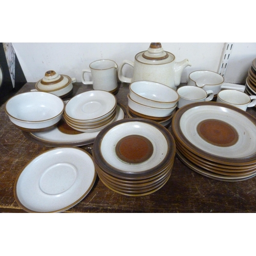 301 - A collection of Denby Potters Wheel tea and dinnerware