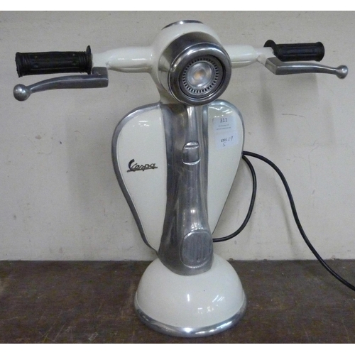 311 - A Vespa table lamp